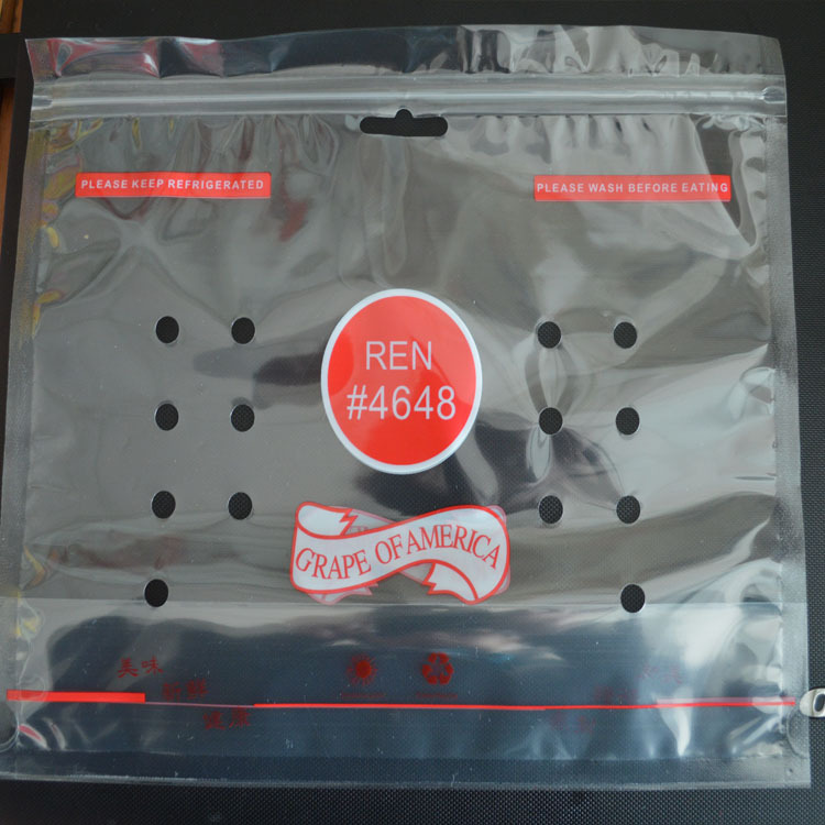 Fruit Bags  breathable plastic packaging bags E